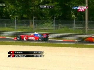 Formule 2 saison 2010 Monza Race 1 Afanasiev Teixeira crash