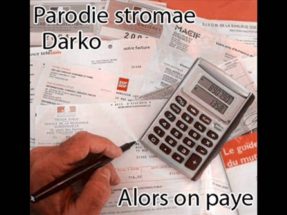 Parodie stromae | Darko - Alors on paye