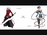 2e partie Ragna(ra) vs Noel(No) Test Gameplay BLAZBLUE