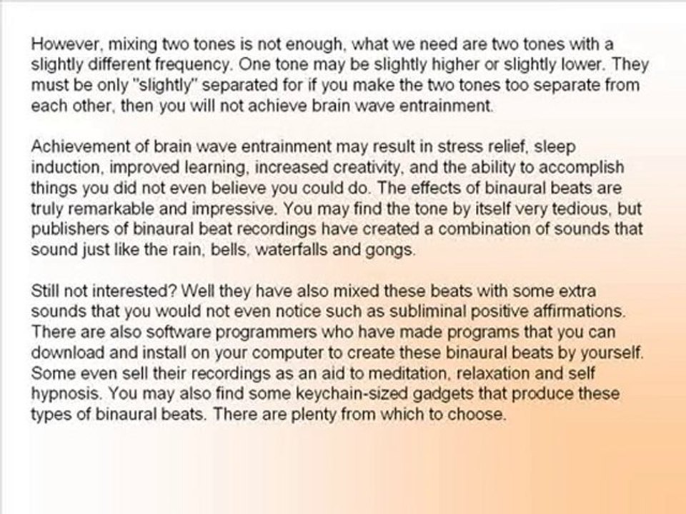 How Brainwave Entrainment & Binaural Beats Improve Your Life