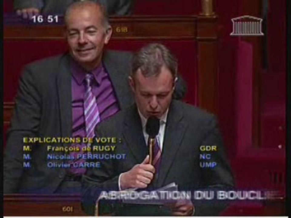 FDR sur le bouclier fiscal (25/05/2010 Assemblée nationale)