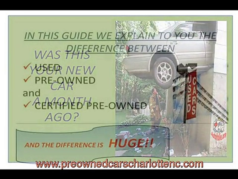 Pre Owned Cars Charlotte Used auto for sale certified suv t