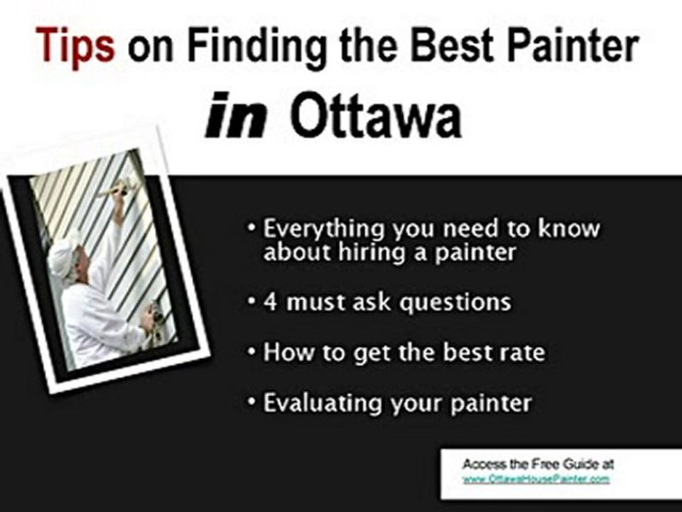 Ottawa House Painters - Pick The Right Painter In Ottawa