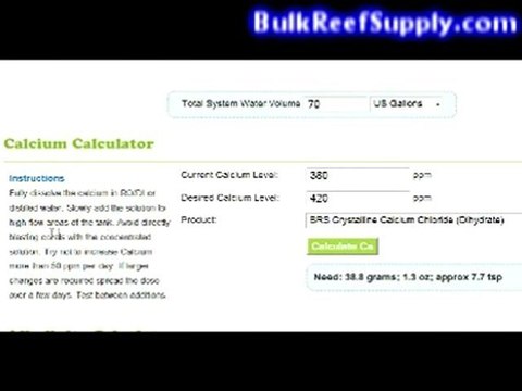 Calcium Chloride for Aquariums Instructions - Bulk Reef ...