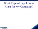 Political Lapel Pins Will Help Your Campaign