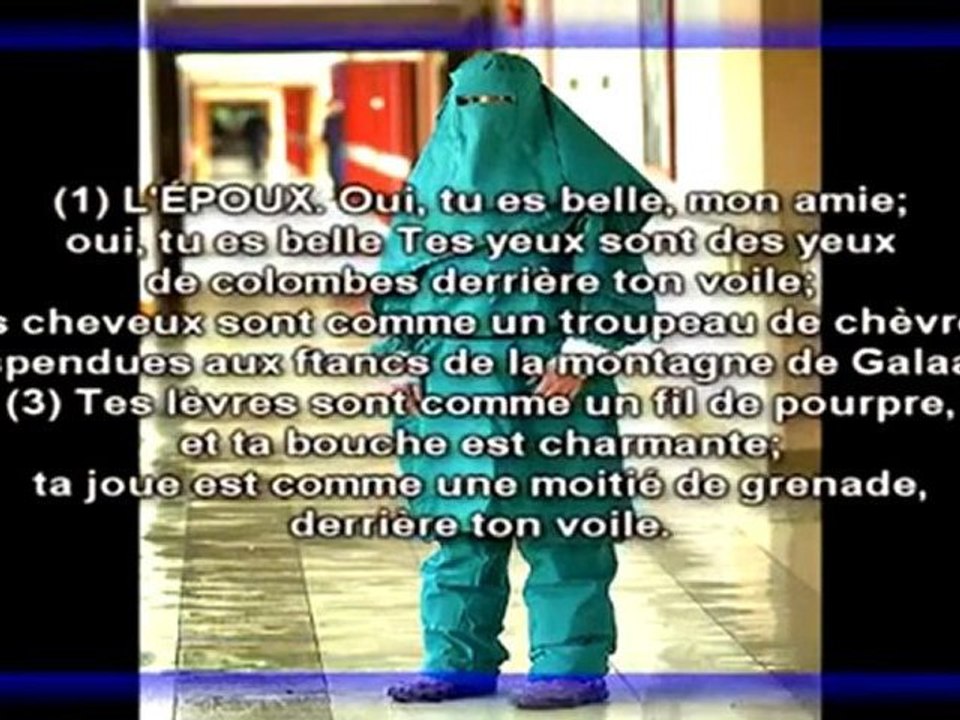 LE NIQAB MENTIONNE DANS LA BIBLE !!!!!!!!!!!!!!!