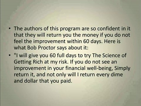 The Science of Getting Rich Program