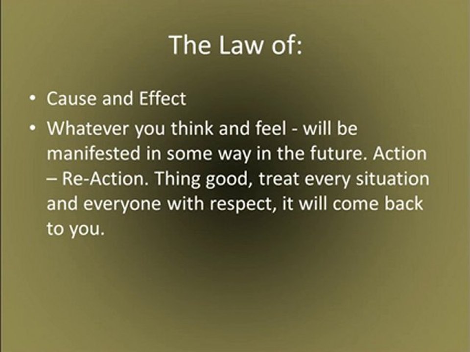 The Natural Laws of The Universe