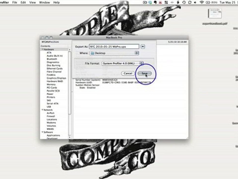 How to Create a System Profile (Mac OS X)