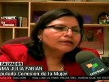 Mujeres salvadoreñas piden despenalizar aborto terapéutico