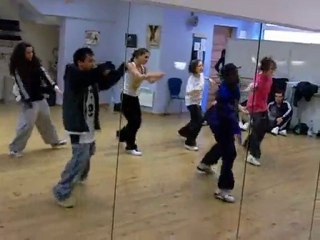 Danse hip-hop new style "on to the next one"