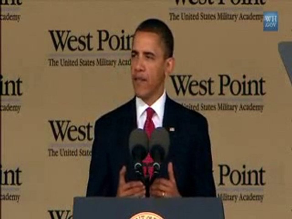 President OBAMA at West Point on 22-5-2010- AAS PAAS (1981)