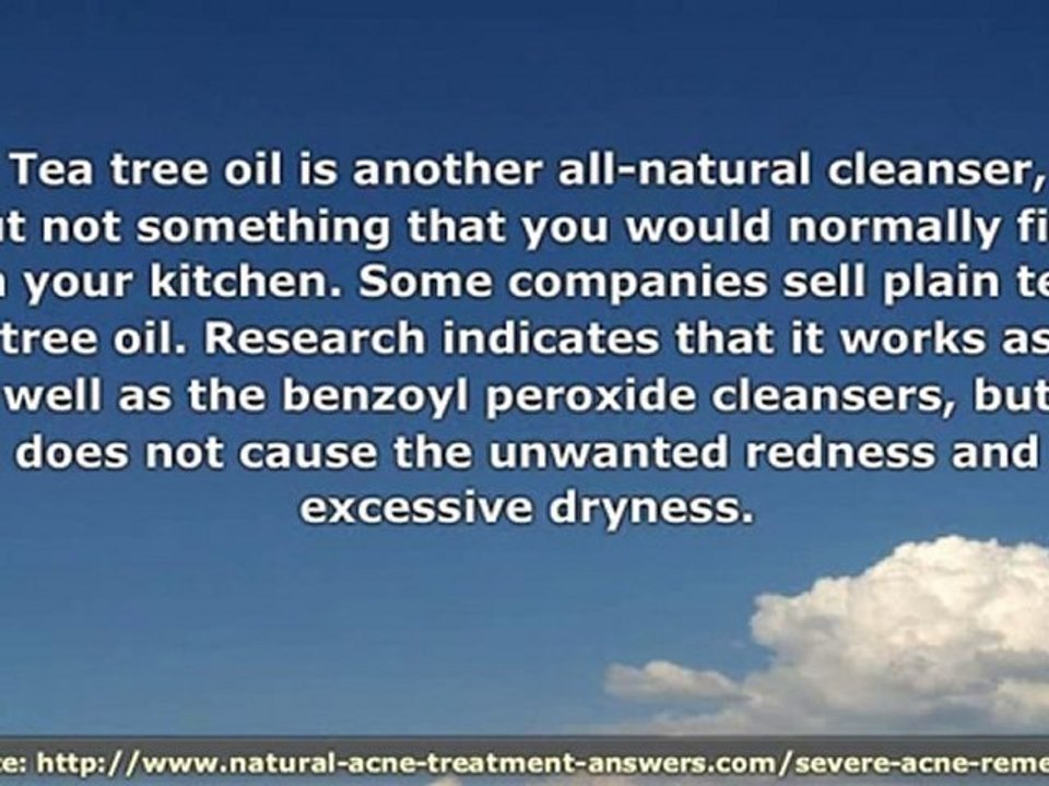 Severe Acne Remedies - Kill Zits Forever Naturally and Safel