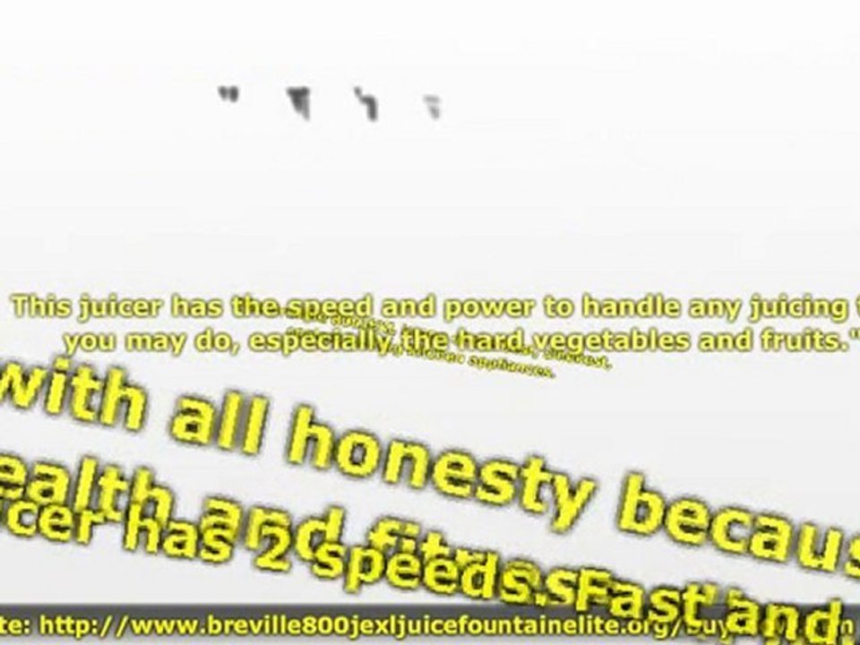 Breville 800jexl Juice Extractor Review