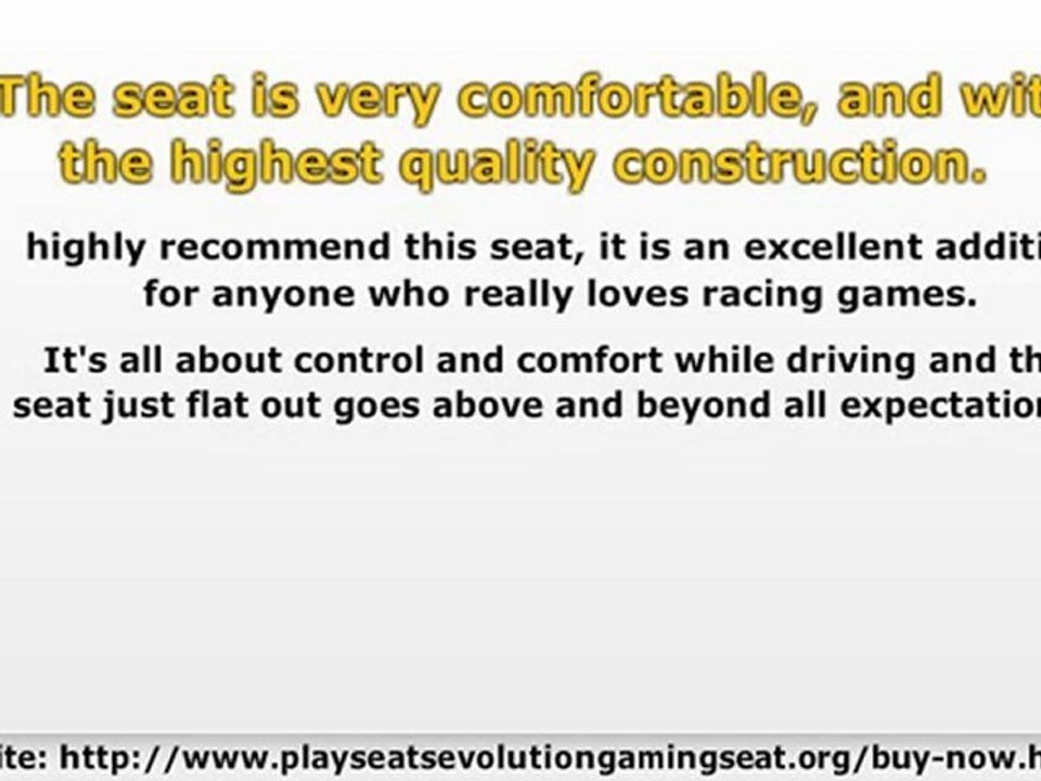 Playseats Evolution Gaming Seat Review