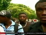 Estudiantes haitianos protestan contra la MINUSTAH