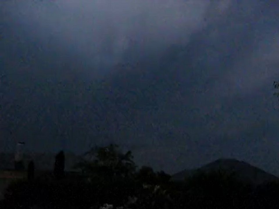 Orage sur les Pyrénées