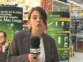 L'Alsace, pionner de la collecte d'ampoules