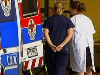 Baby in pram hit by train