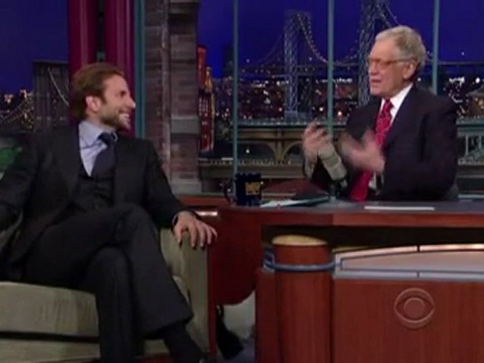 Bradley Cooper on The late Show