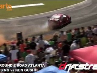 Formula Drift Round 2 Top 32 Charles Ng (Crash) vs. Ken Gush