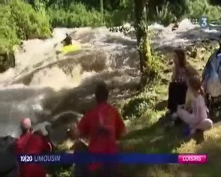 JT FR3 Limoges - Kayak sur la Vézère - 19/20 du 24 mai 2010