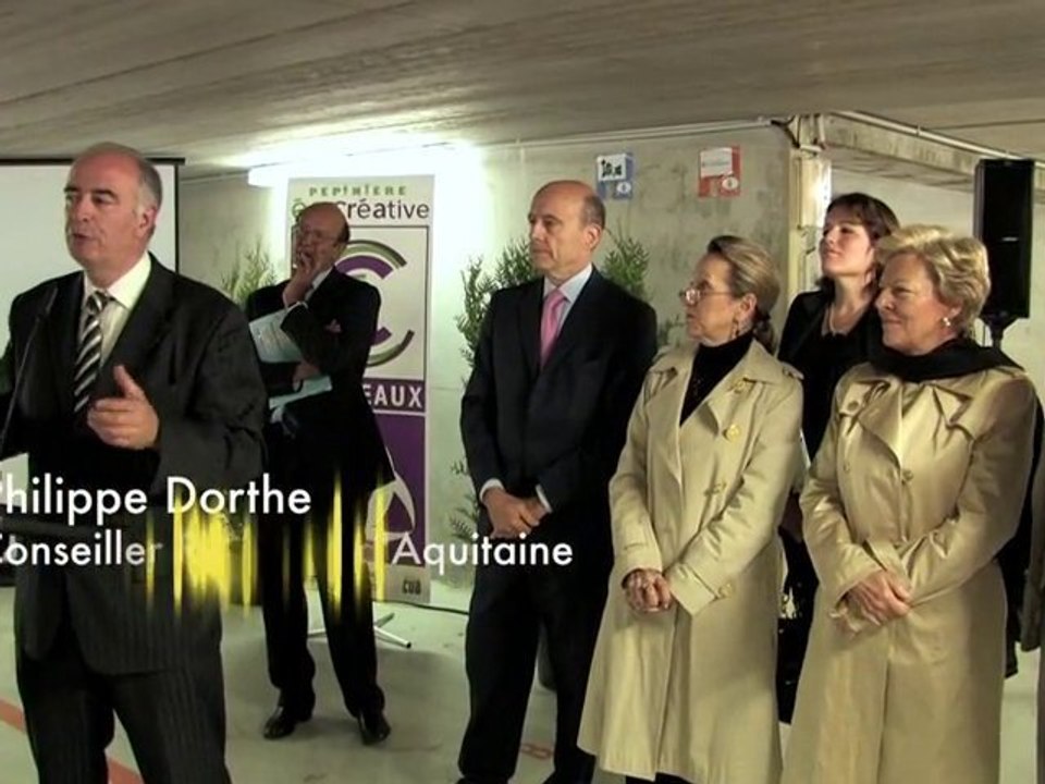 Bordeaux.tv: Inauguration Pépinière Eco-créative