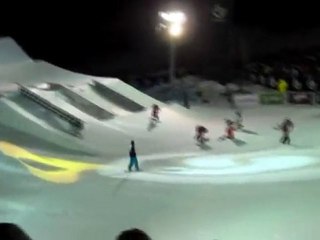 Shaun Murphy backflip at the 2010 US Open RailJam