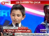 8.Tütrkçe Olimpiyat öğrencileri Habertürkte