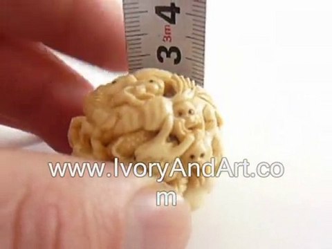 Ivory Netsuke - Twelve Animals of the Chinese Zodiac ...