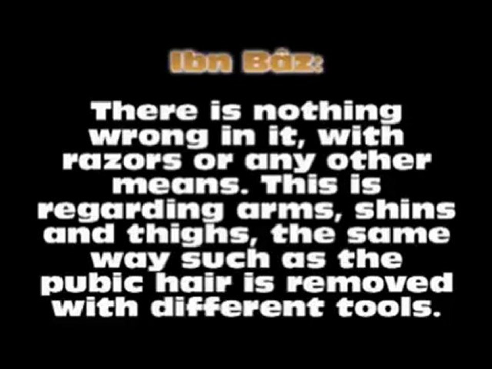 Women Are Allowed to Remove hair from limbs