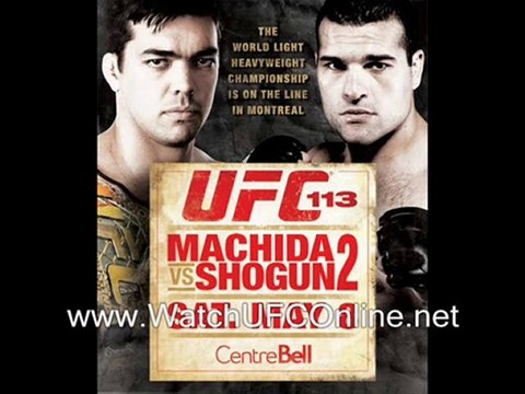 watch Lyoto Machida Vs Mauricio Rua ufc 113 live online