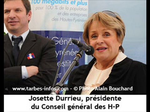 Haut-Débit Hautes-Pyrénées : le discours de Josette Durrieu