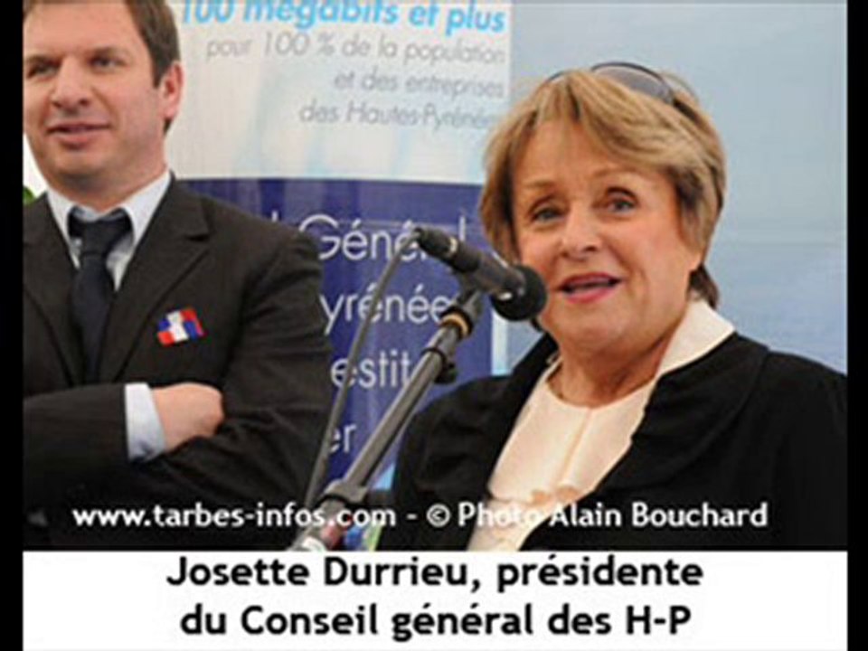 Haut-Débit Hautes-Pyrénées : le discours de Josette Durrieu