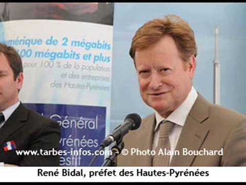 Haut-Débit Hautes-Pyrénées : le discours de René Bidal
