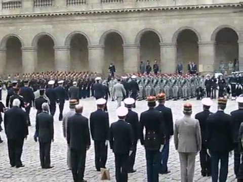 Prise d'armes aux Invalides (27/05/2010): les récipiendaires