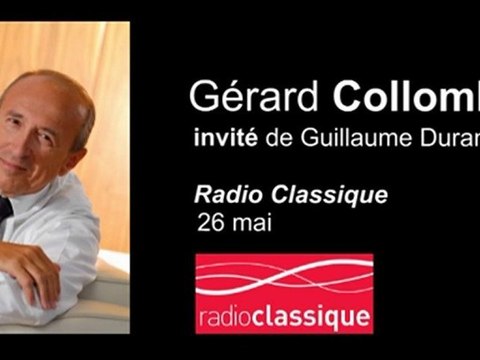 Gérard Collomb, invité de Guillaume Durand - Radio Classique