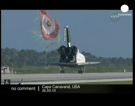 Space shuttle Atlantis lands in Cape Canaveral - no comment