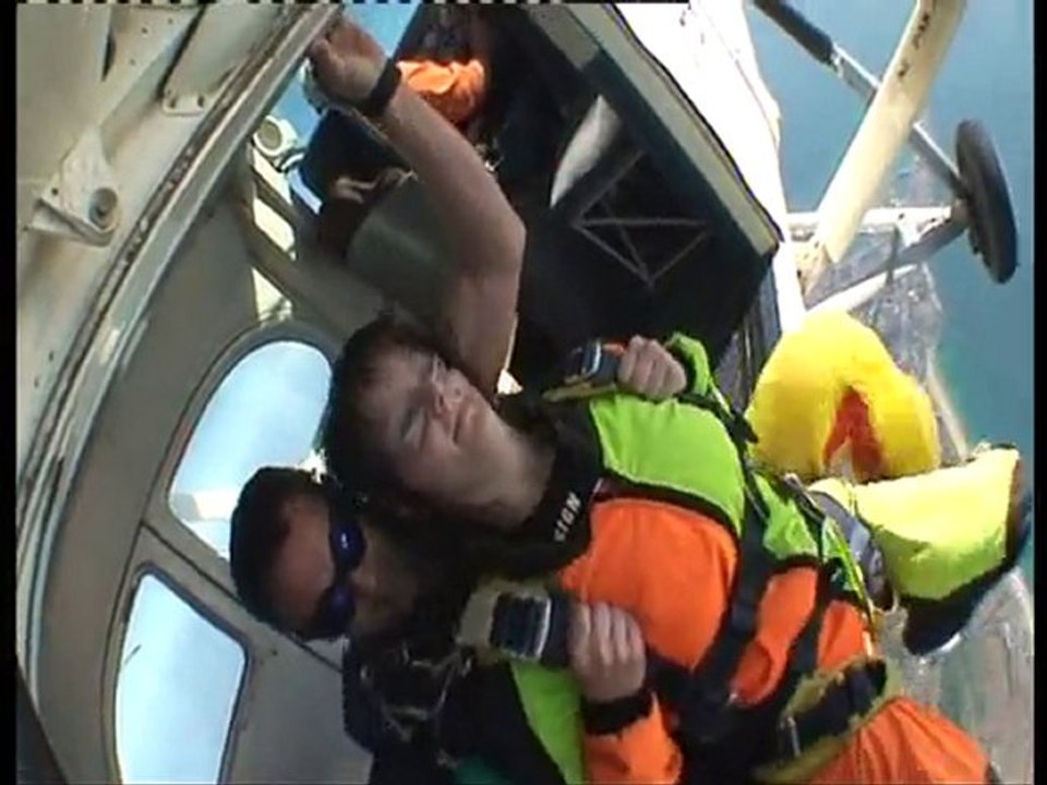 Saut en parachute tandem de Manue