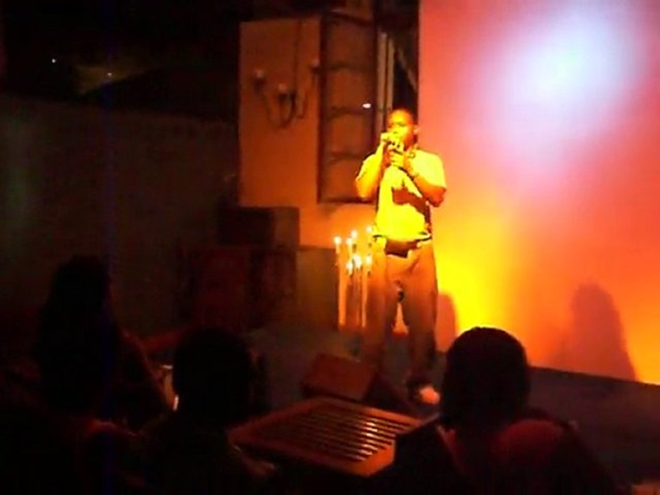 M.G. performance with ghost b-boy...