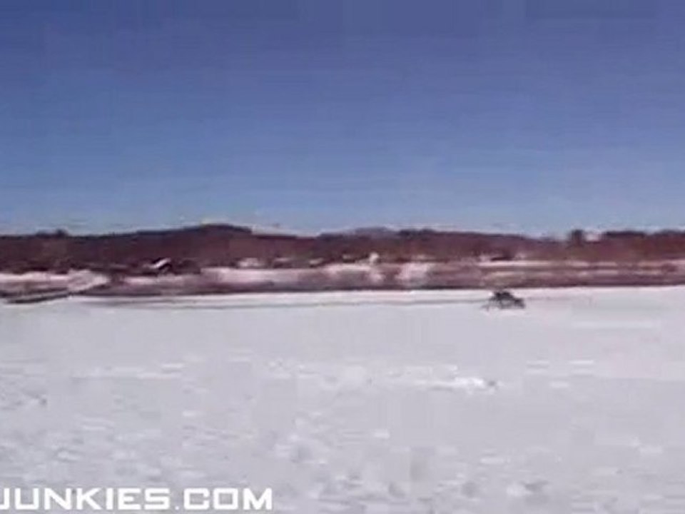 2X Snowmobile Fail