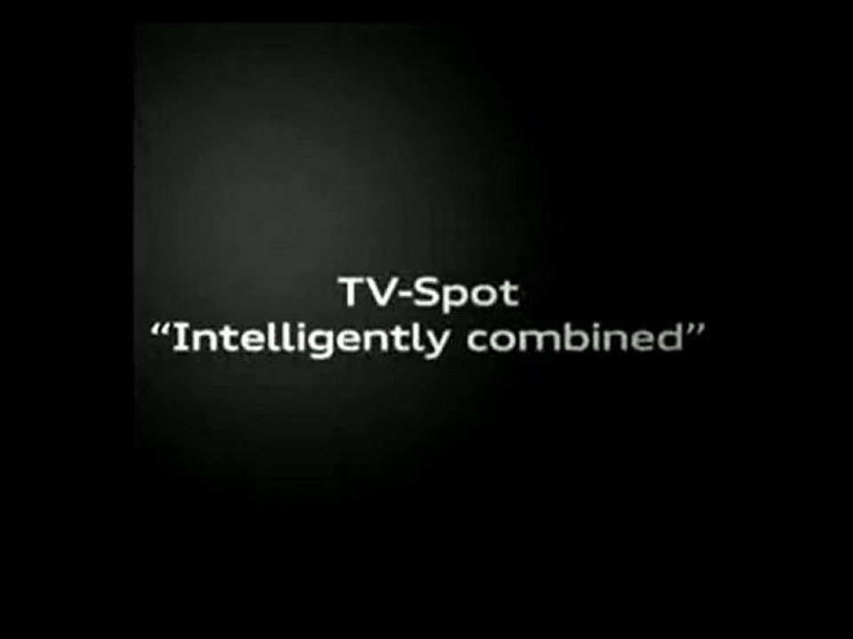 Mazing Of Pub Audi "Combiné intelligemment"