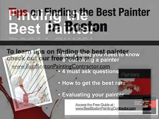 Boston Painting Contractor and  Best Boston House Painter