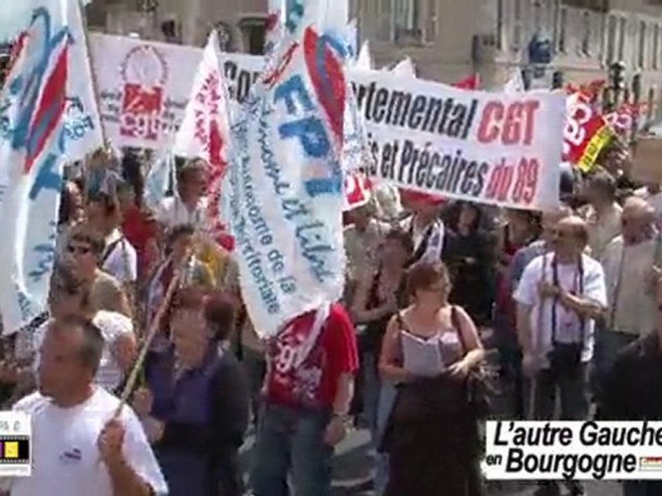 MANIFESTATION POUR LES RETRAITES 27 MAI 2010 AUXERRE - parti
