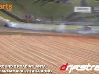 Formula Drift Round 2 Top 32 (Crash) Darren McNamara vs. Tak