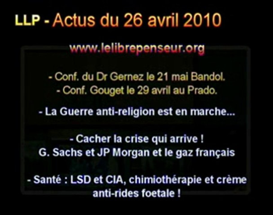 Actus du 26 Avril 2010 - LLP