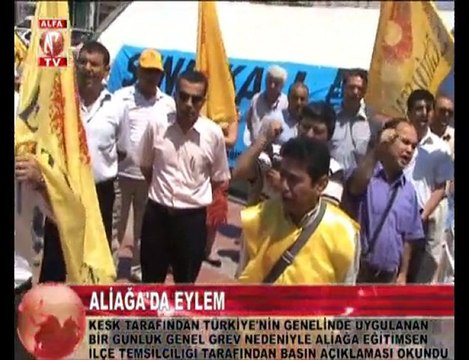 aliağa eğitim sen basın açıklaması