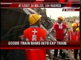 Scores killed as Maoists derail train in India