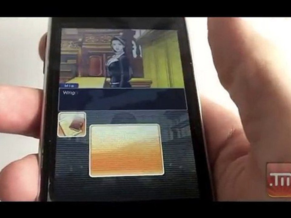 Test Phoenix Wright iPhone pour Total Manga