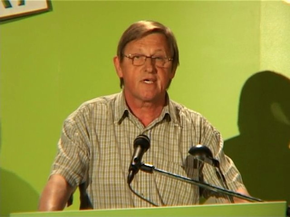 Michel Renard au congrès socio-économique d'ECOLO